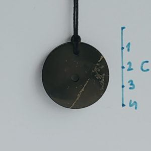 Sungit  sungit shungite szungit Šungit shungit 순지트 Shungita lyukas kör medál /ezo ékszer szuper erős védelem +
